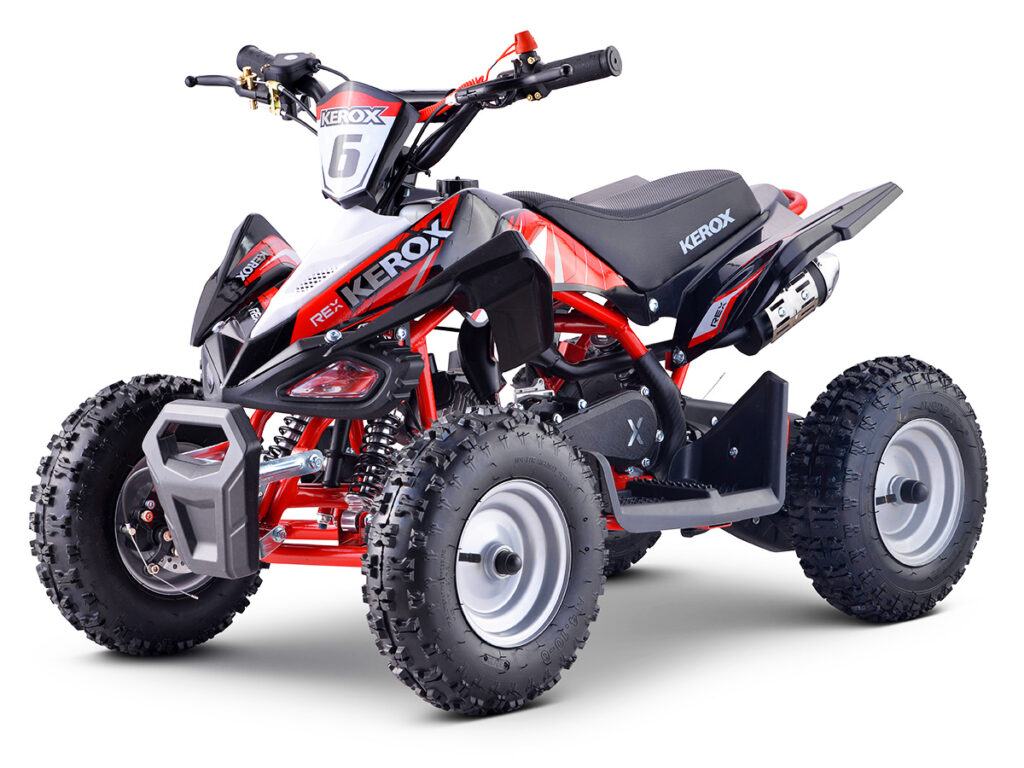 QUAD ÉLECTRIQUE 800W KEROX E-REX BW6P JAUNE - PRESTY MOTORS