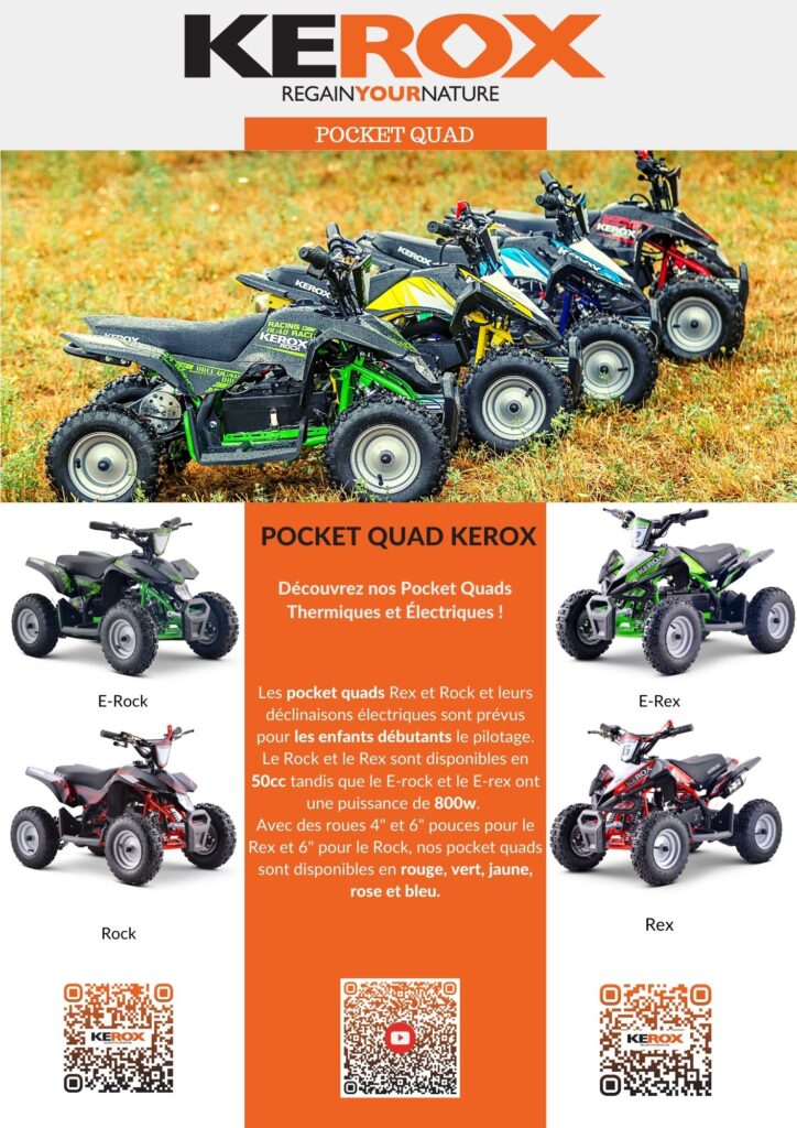 Mini quad Électrique 800W E-ROCK