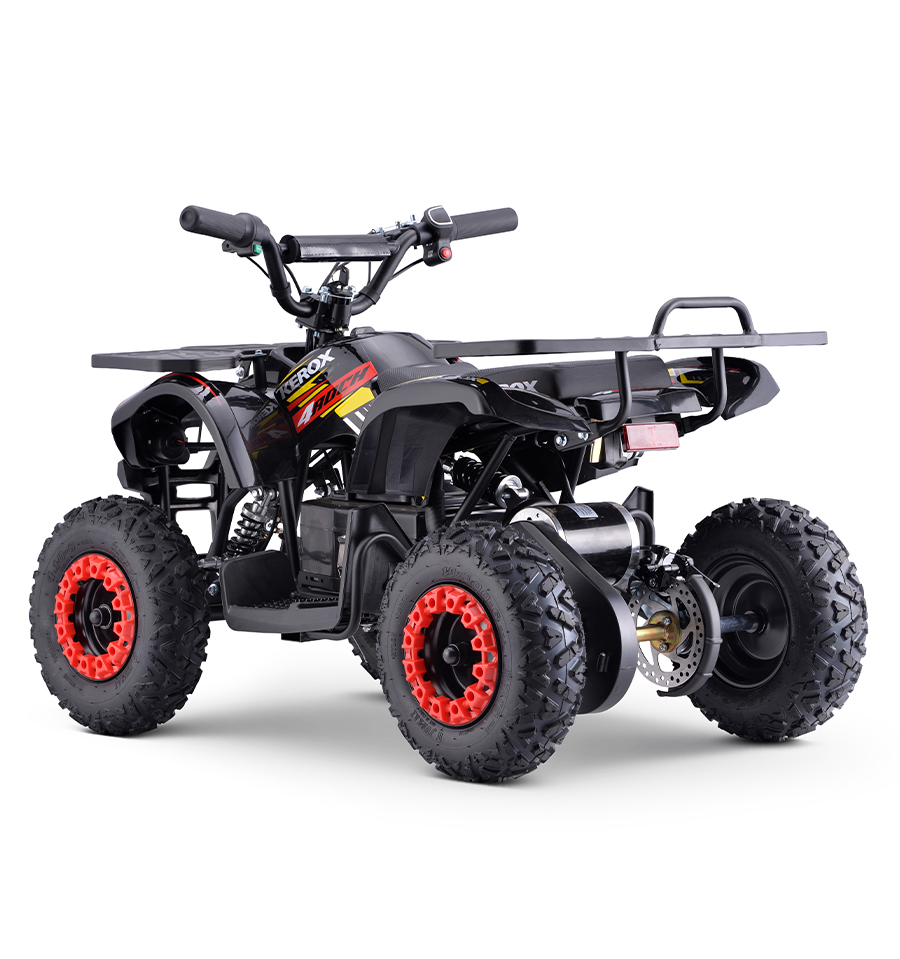 Pocket quad électrique 800w rouge pour enfants