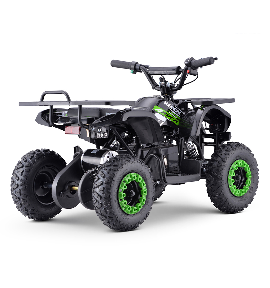 Pocket quad électrique 800w vert pour enfants