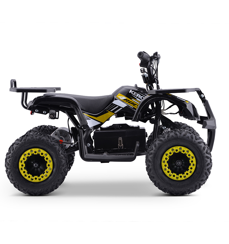 Pocket quad électrique 800w jaune pour enfants